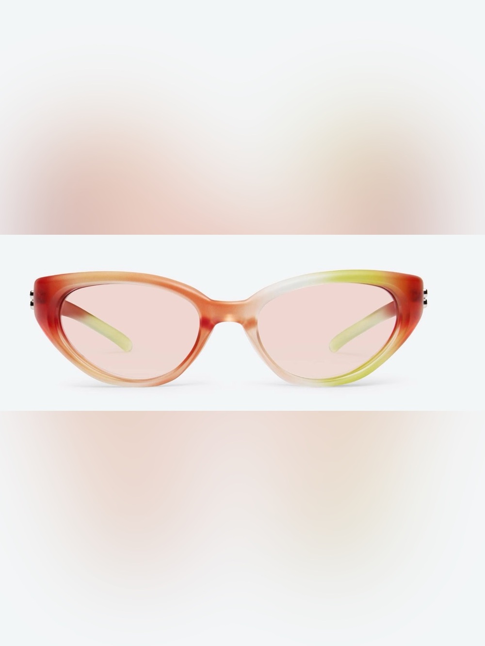 Gentle Monster “Juicy” MG4 Multicolored Frame with Gold Mirror sunglasses. NEW.